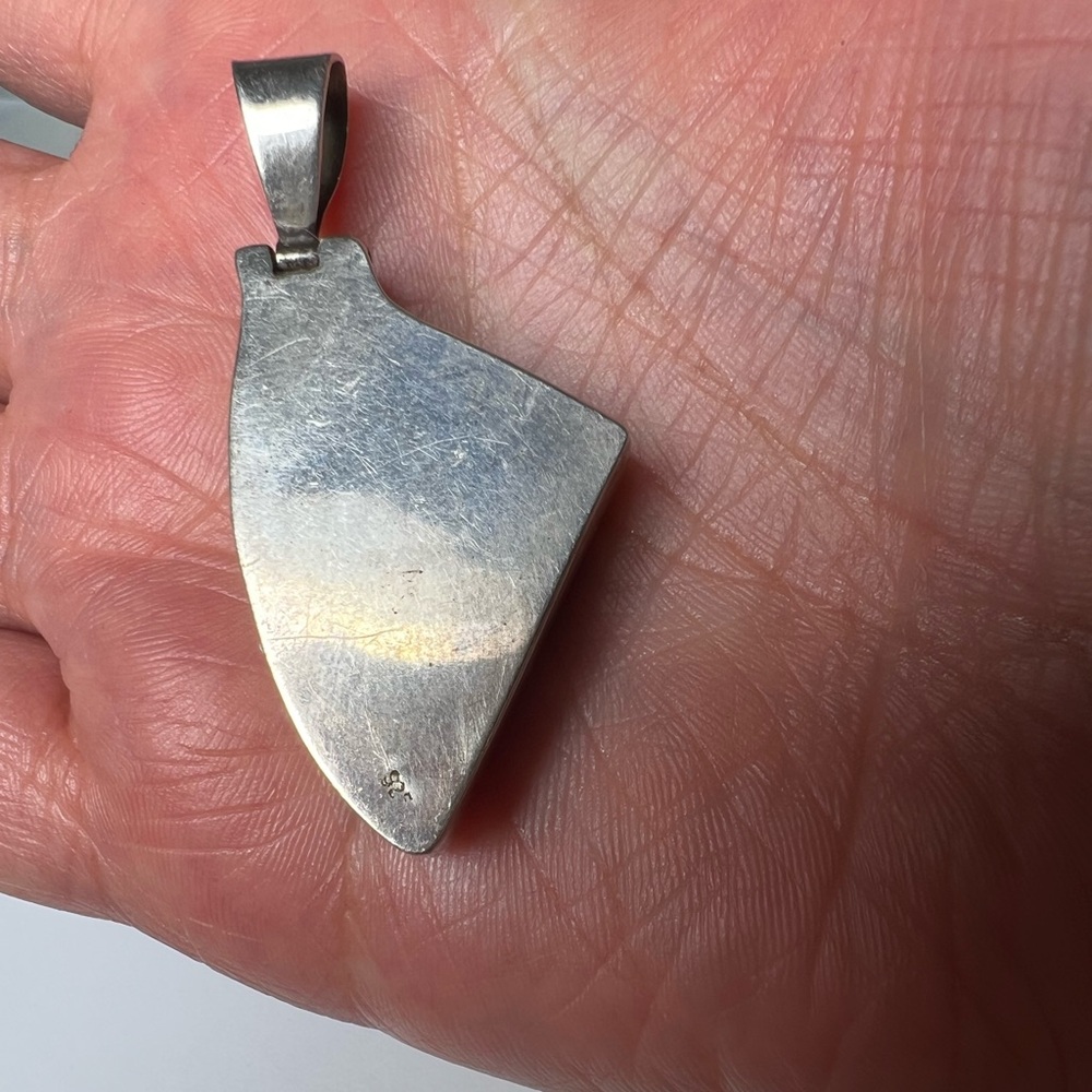 Labradorite Solid Sterling Silver 925 Necklace Pe… - image 4